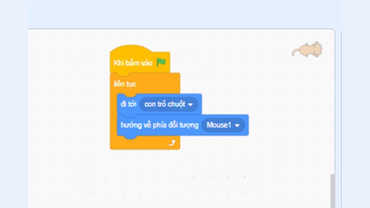 Các bước chi tiết để lập trình Scratch làm game đuổi bắt 8