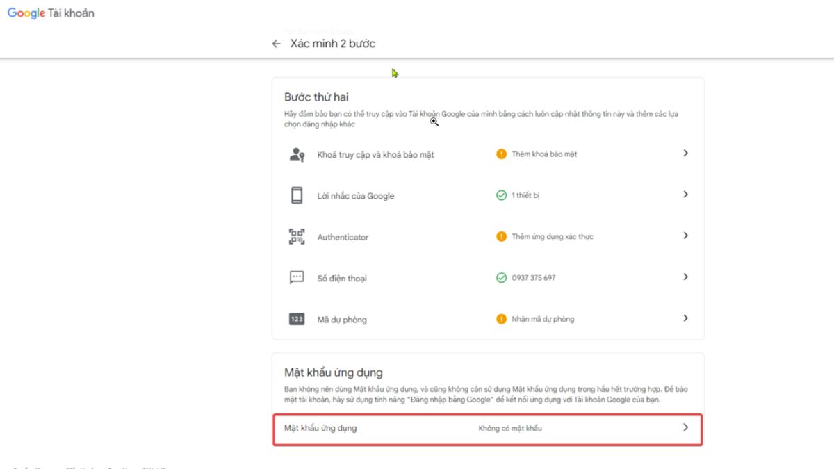 Các bước cấu hình cài đặt SMTP của Gmail 2