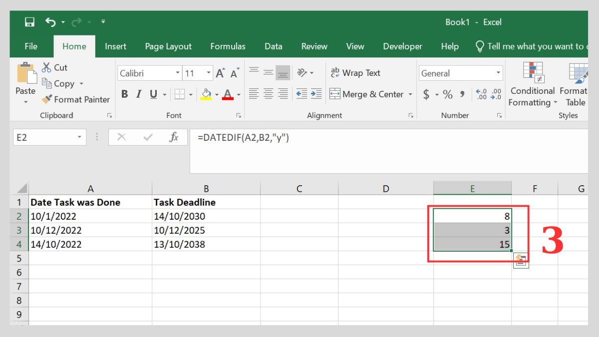 Cách so sánh ngày trong Excel từ cơ bản đến nâng cao 9