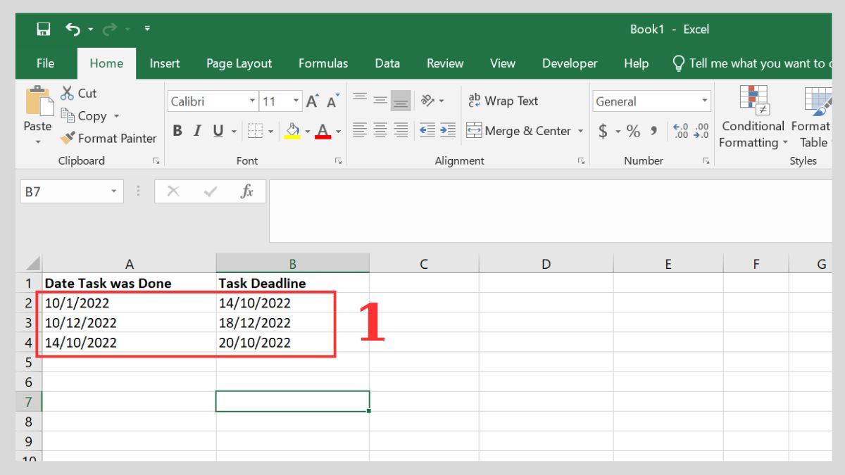 Cách so sánh ngày trong Excel từ cơ bản đến nâng cao 10