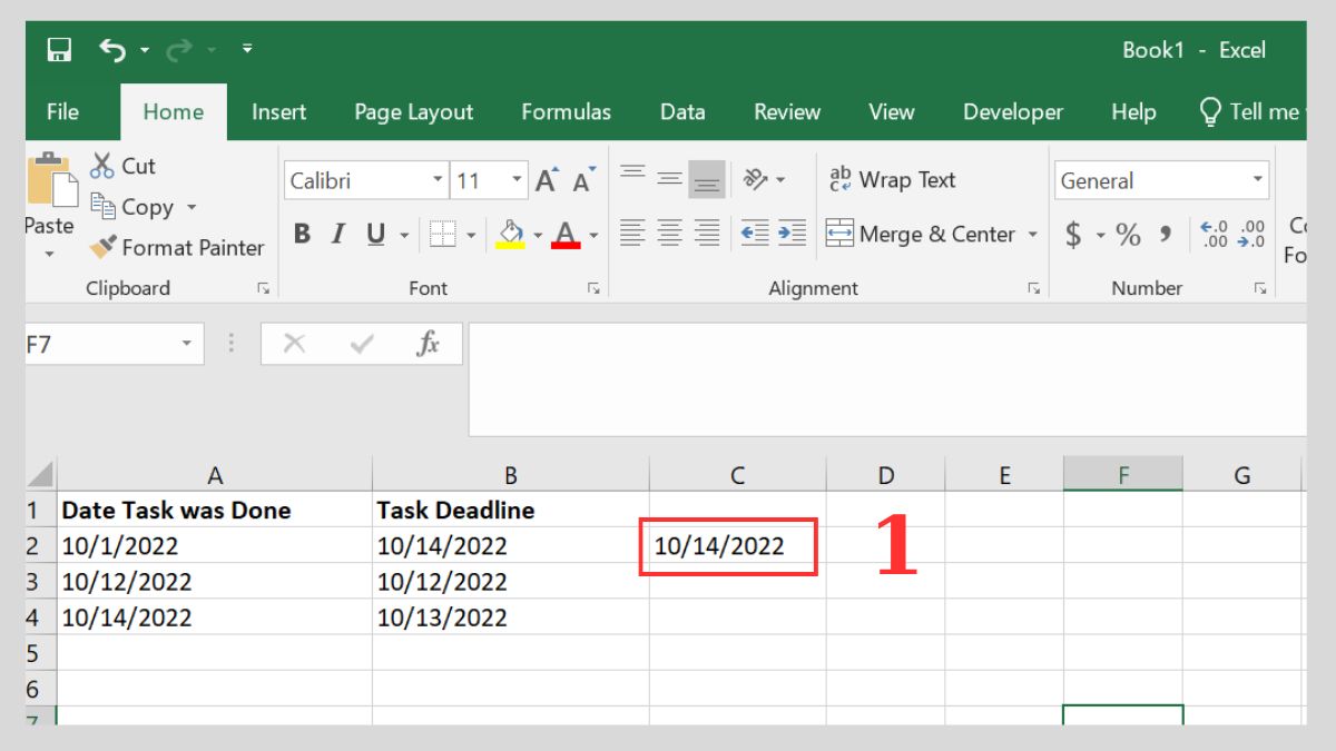Cách so sánh ngày trong Excel từ cơ bản đến nâng cao 4