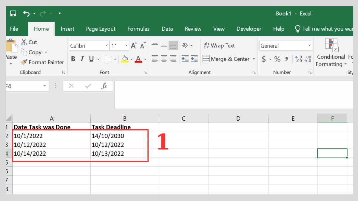 Cách so sánh ngày trong Excel từ cơ bản đến nâng cao 7