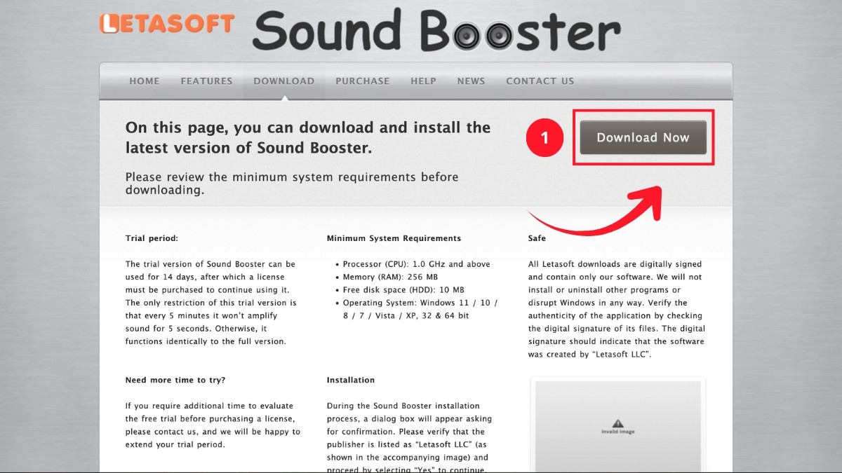 Hướng dẫn tải và sử dụng Letasoft Sound Booster 1