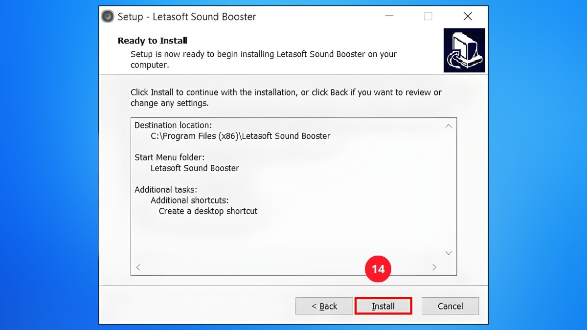 Hướng dẫn tải và sử dụng Letasoft Sound Booster 10