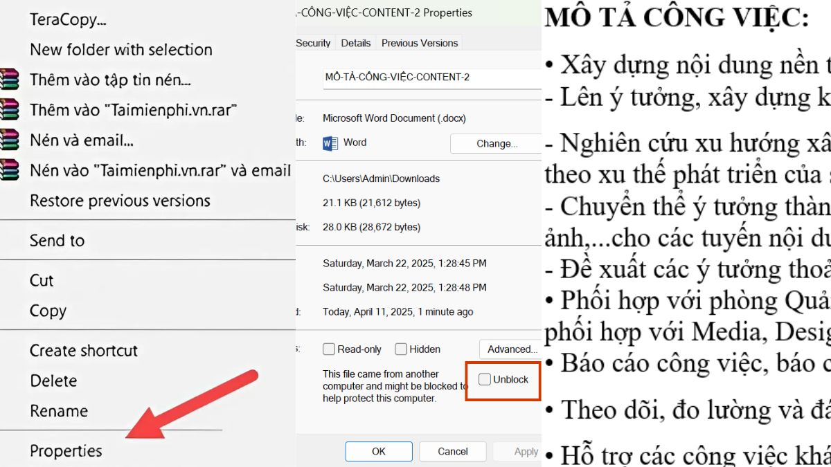 Cách sửa lỗi file Word bị mã hóa 1
