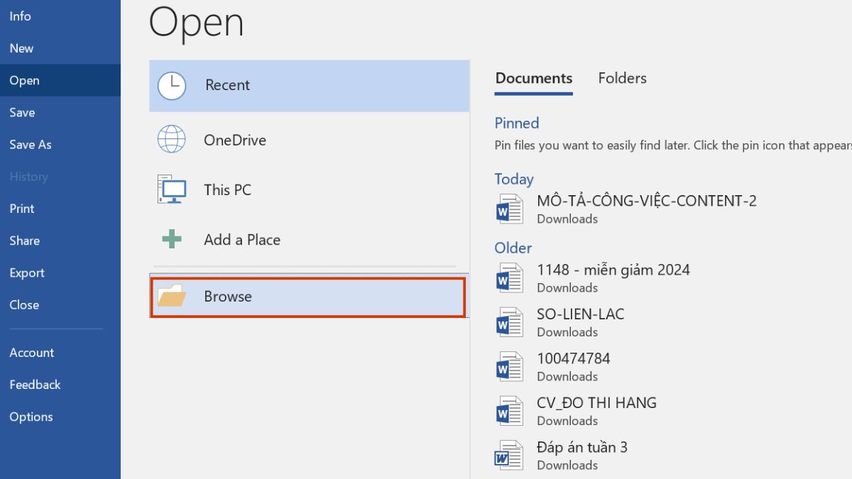 Cách sửa lỗi file Word bị mã hóa 3