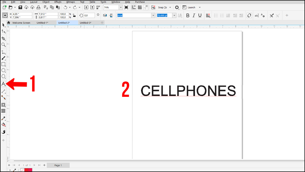 2 cách tạo viền chữ trong Corel đơn giản mà hiệu quả 1