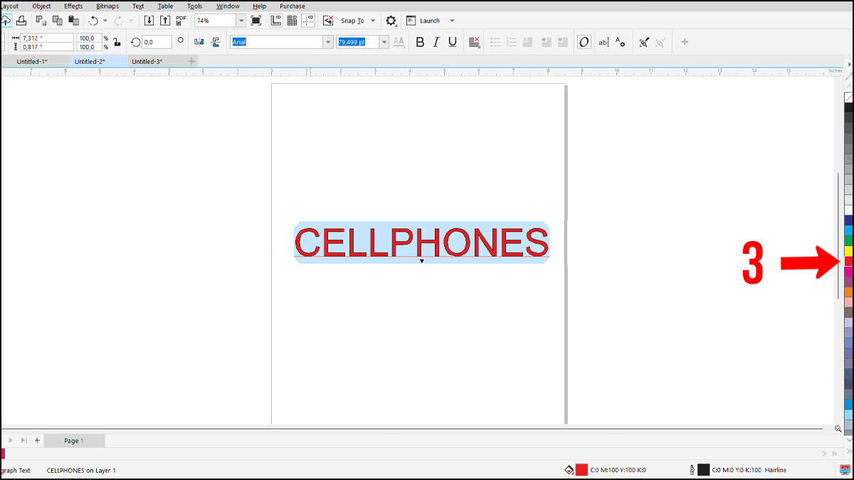 2 cách tạo viền chữ trong Corel đơn giản mà hiệu quả 2