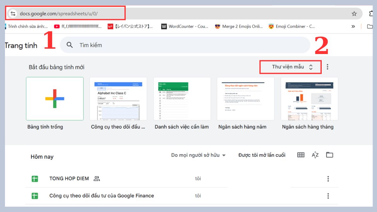 Cách tải và sử dụng mẫu dashboard Google Sheets 1
