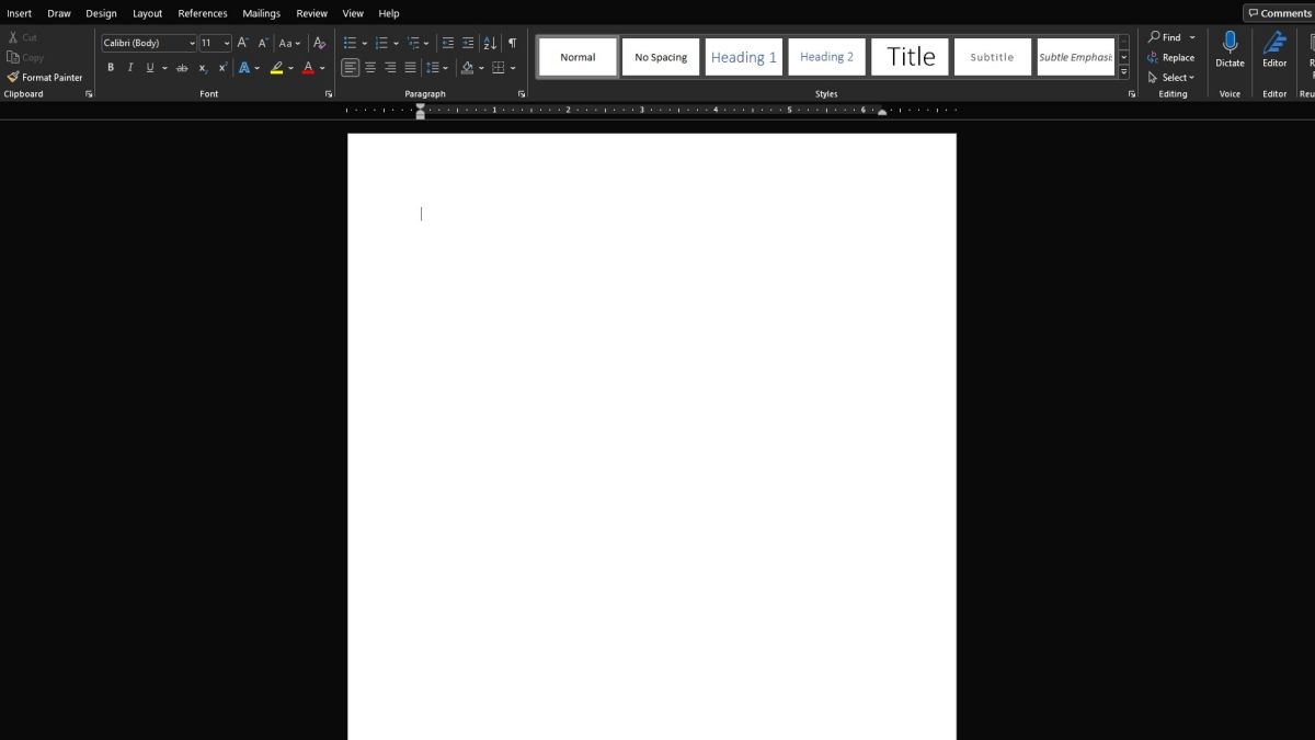 Lợi ích & hạn chế của Dark Mode trong Word