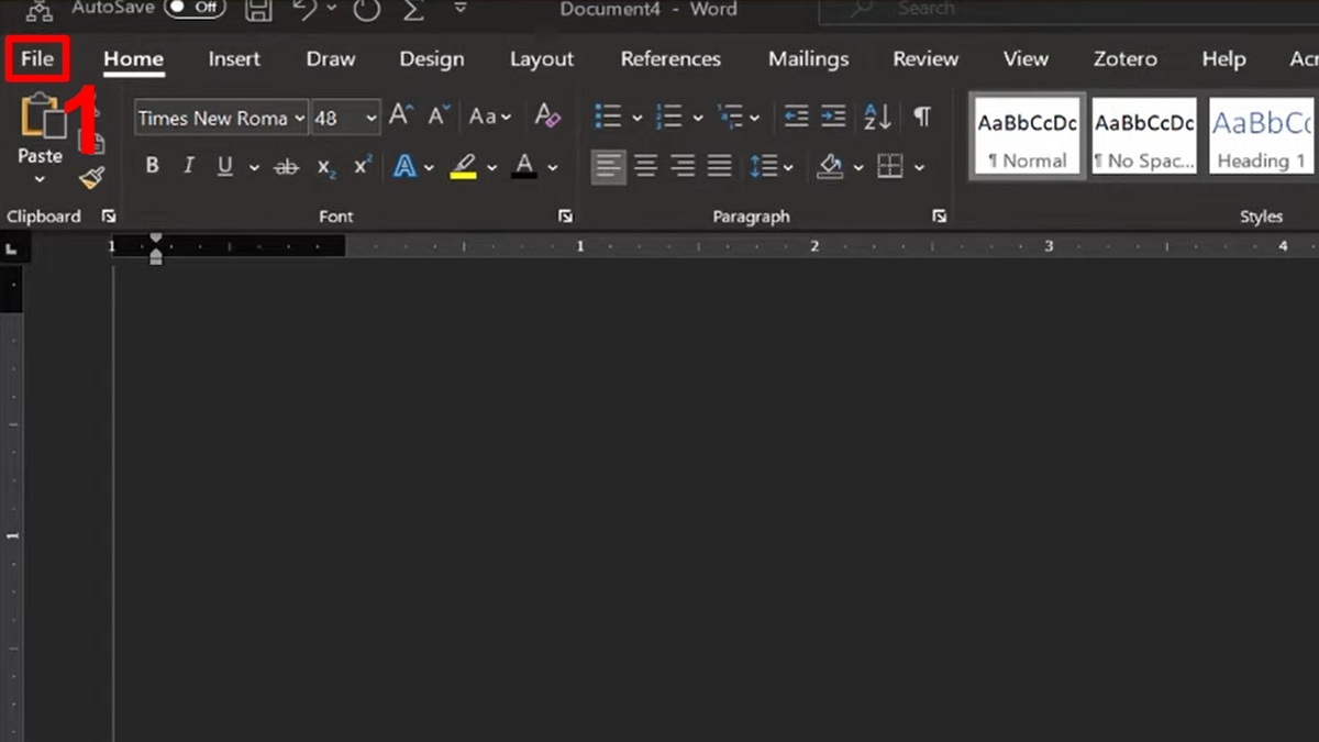 Cách tắt Dark Mode Word cho từng phiên bản 1