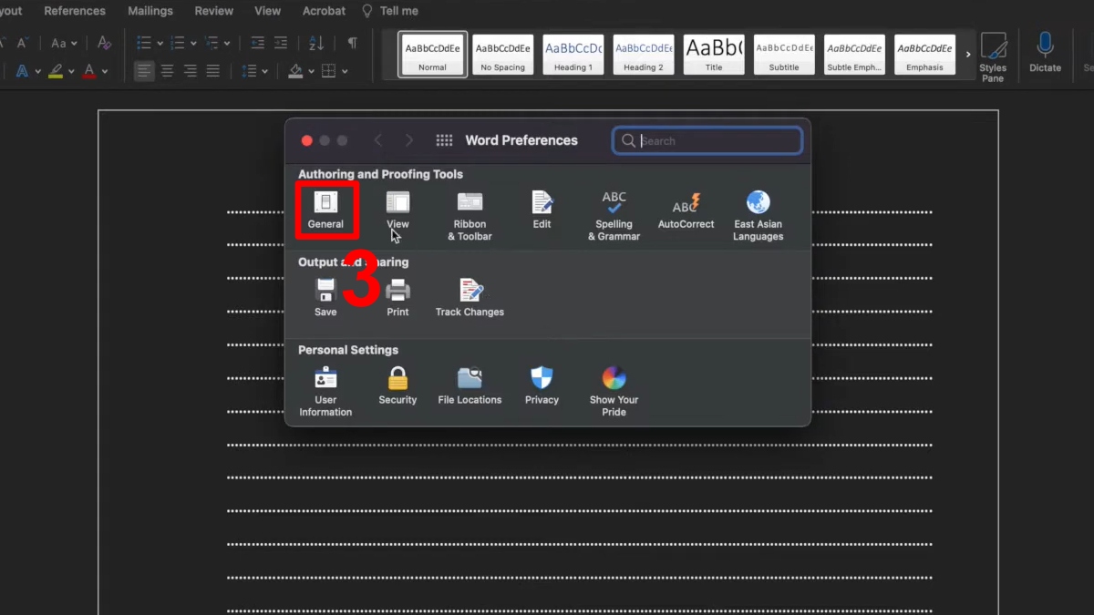 Cách tắt Dark Mode Word cho từng phiên bản 6