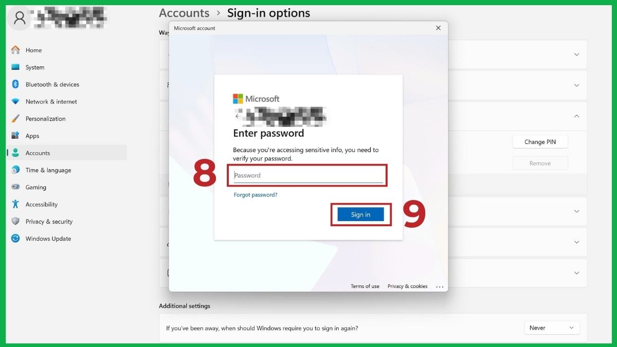 2 cách tắt mã PIN Win 11 có thể bạn chưa biết 11
