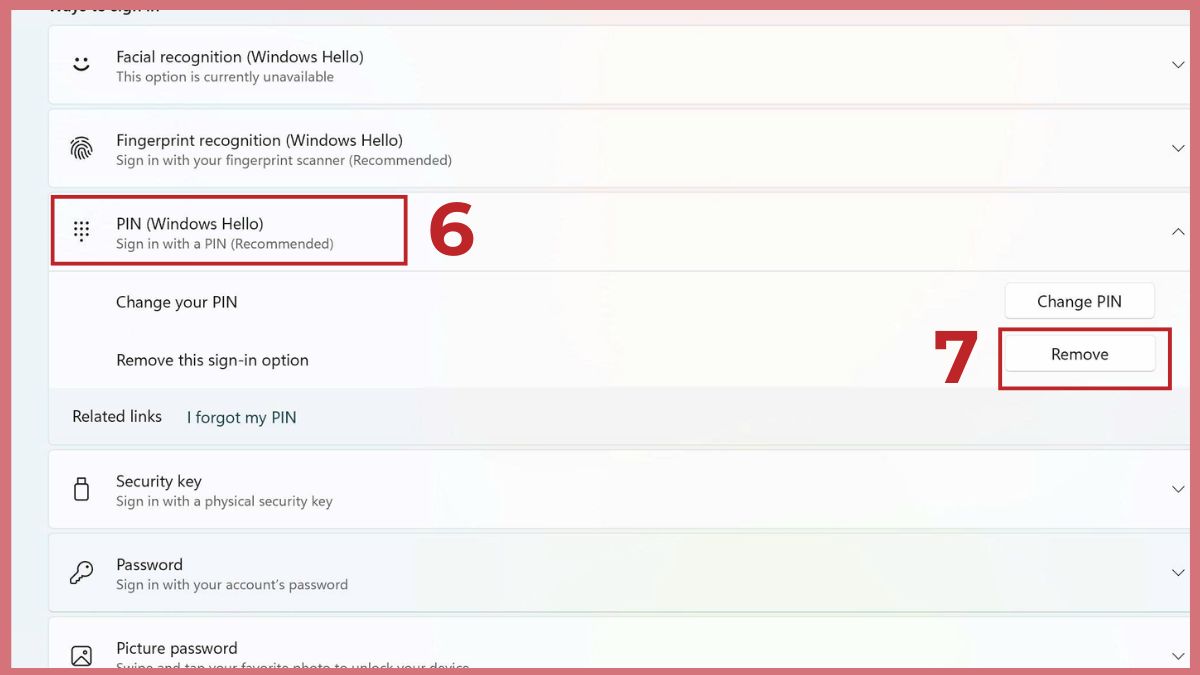 2 cách tắt mã PIN Win 11 có thể bạn chưa biết 4