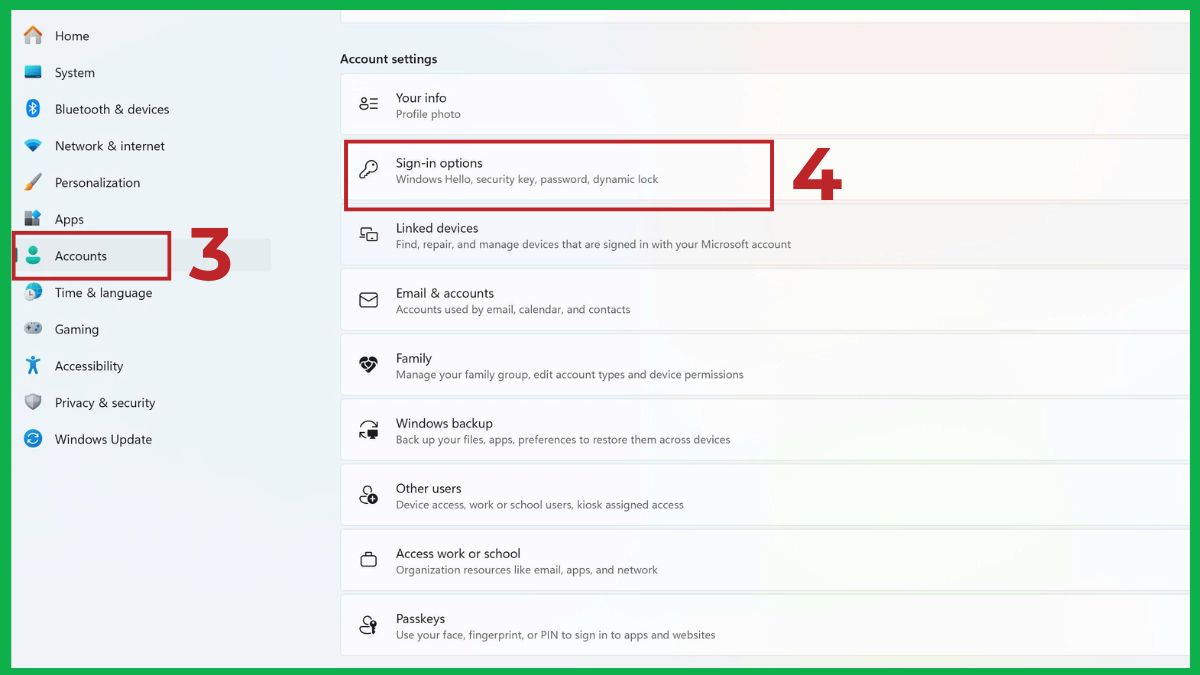 2 cách tắt mã PIN Win 11 có thể bạn chưa biết 8