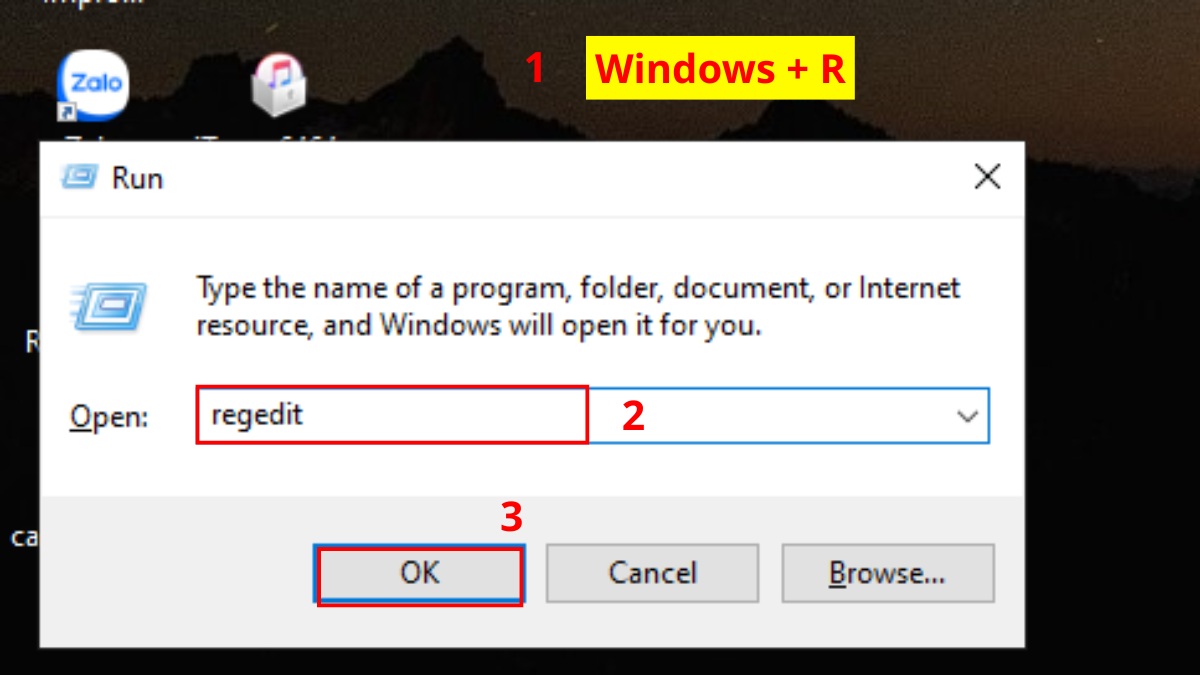 Tắt ứng dụng tự khởi chạy trên Win 11 qua Registry Editor