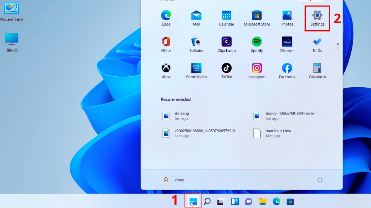 Cách tắt ứng dụng chạy ngầm Win 11 qua Settings
