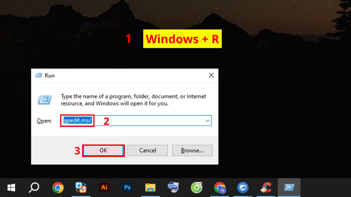 Tắt ứng dụng chạy ngầm Win 11 bằng Group Policy Editor 1