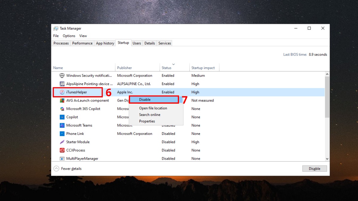 Vô hiệu hóa app chạy ngầm bằng System Configuration (msconfig) 3