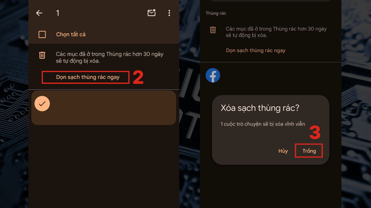 Hướng dẫn dọn sạch thùng rác Gmail để giải phóng dung lượng 5