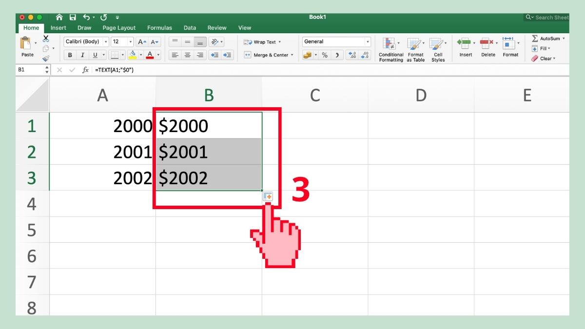 5 cách thêm chữ vào trước số trong Excel chi tiết 13