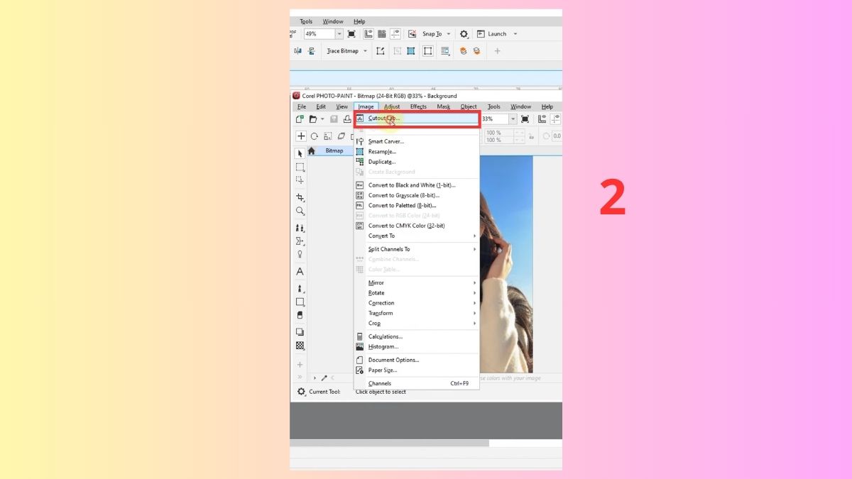 3 cách xóa nền trong Corel hiệu quả 2