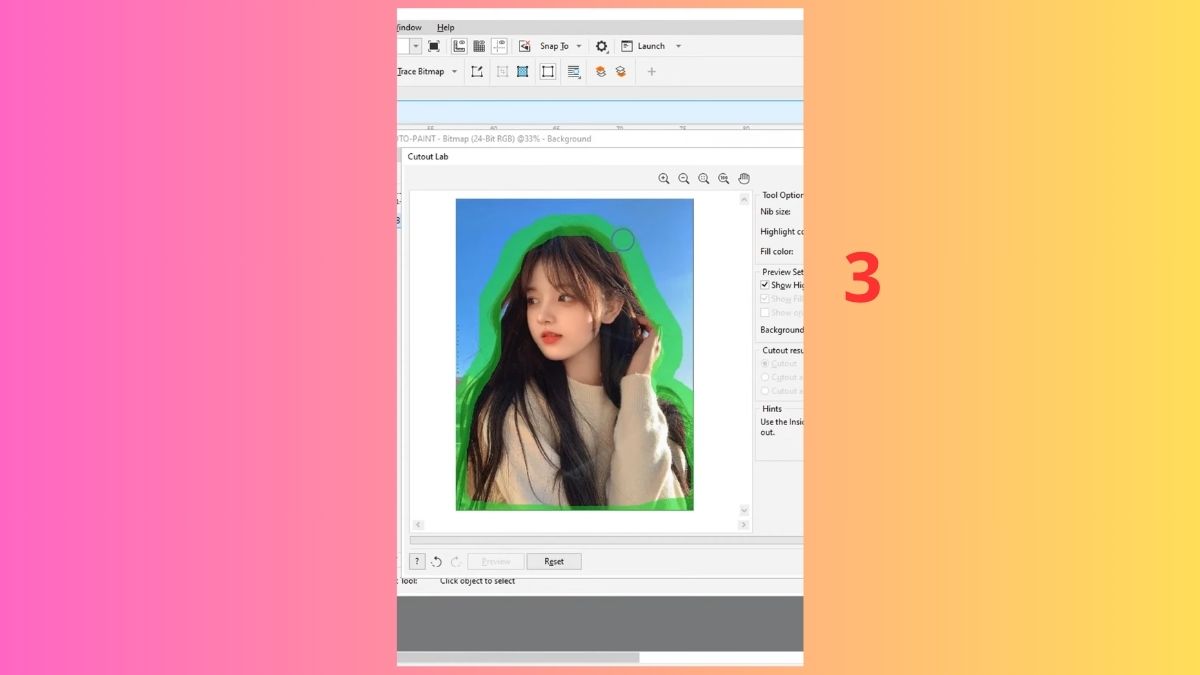 3 cách xóa nền trong Corel hiệu quả 3 