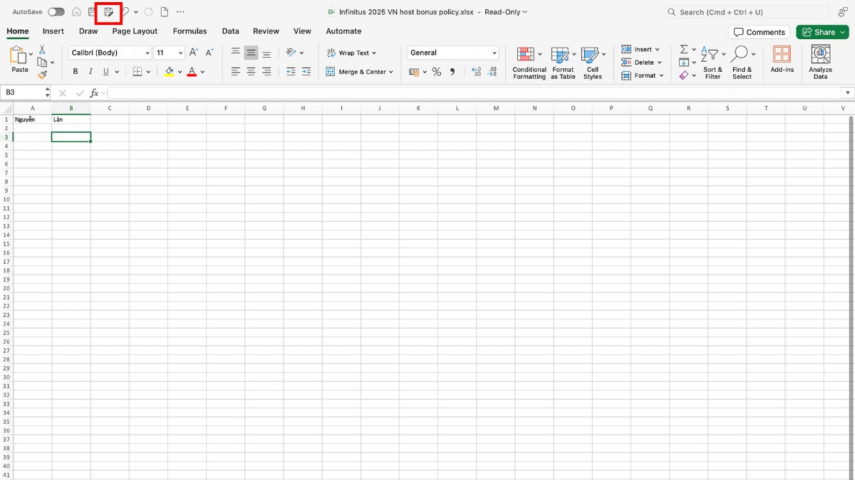 Chuyển file XLSX sang XLS, CSV, PDF trên máy tính