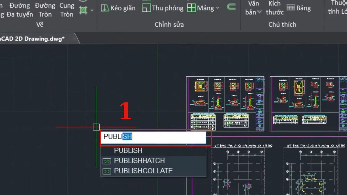 2 cách xuất nhiều layout trong CAD sang PDF 1