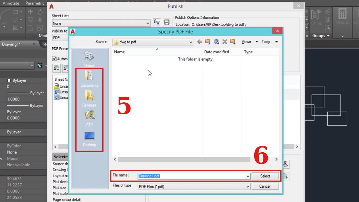 2 cách xuất nhiều layout trong CAD sang PDF 3