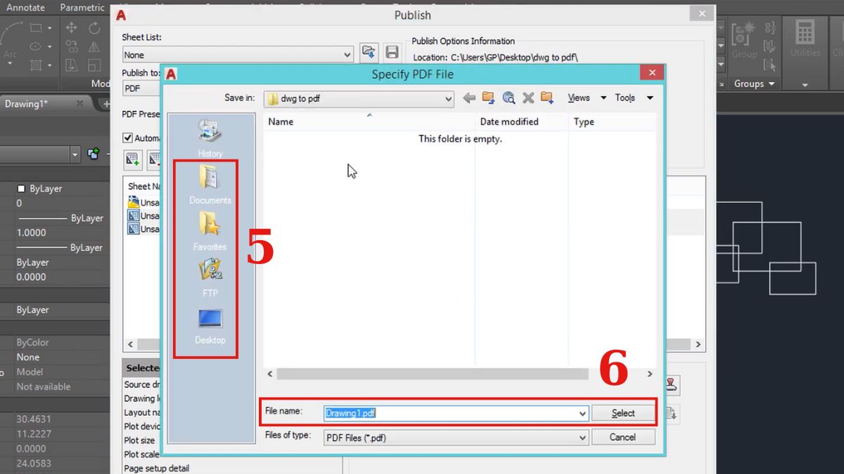 2 cách xuất nhiều layout trong CAD sang PDF 7