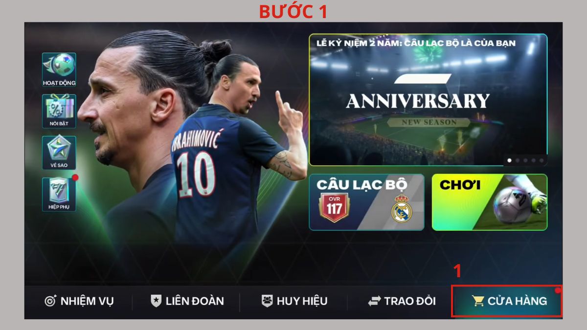 cách Nạp FC Mobile trên App Store bước 1