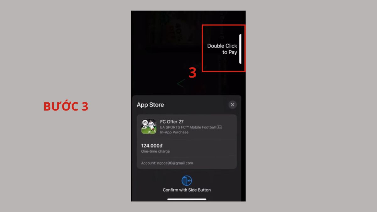 cách Nạp FC Mobile trên App Store bước 3