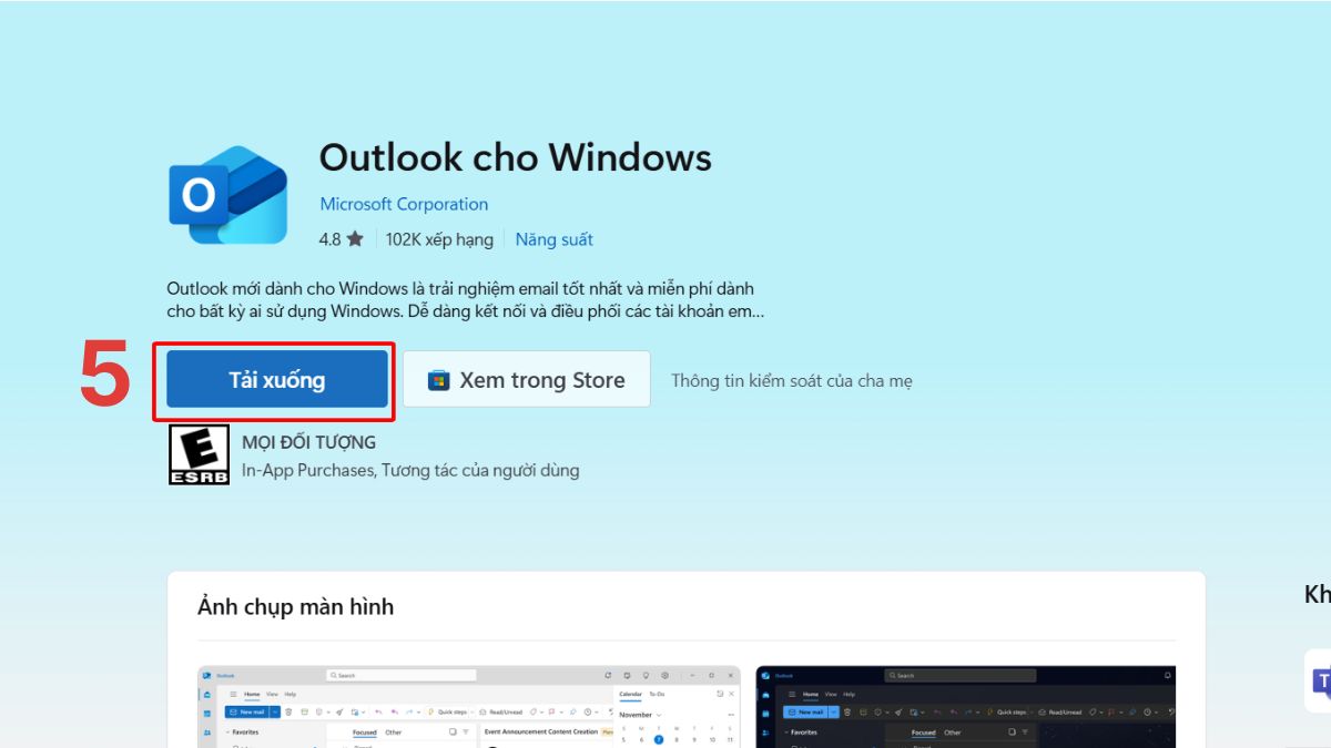 Thực hiện cài đặt lại Outlook để sửa lỗi 0x800ccc0e bước 3