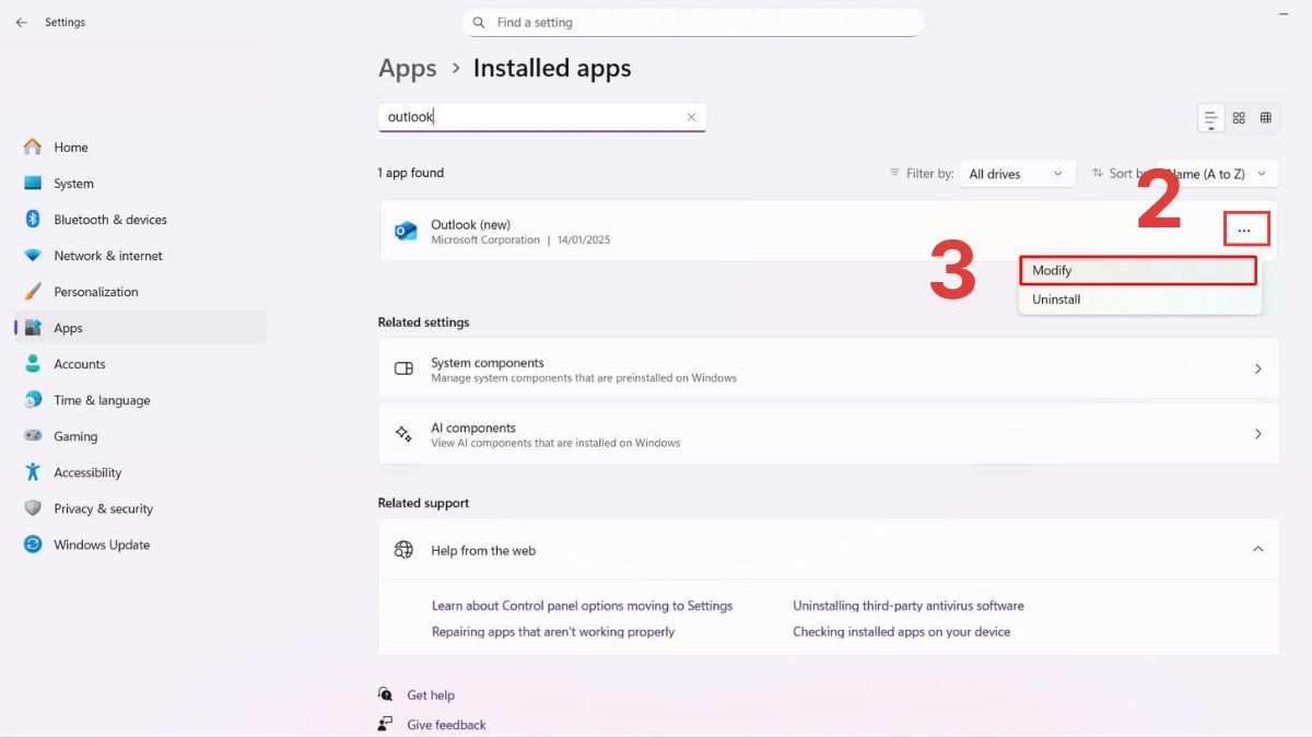 Sử dụng trình sửa chữa Outlook để khắc phục lỗi 0x800ccc0e bước 2