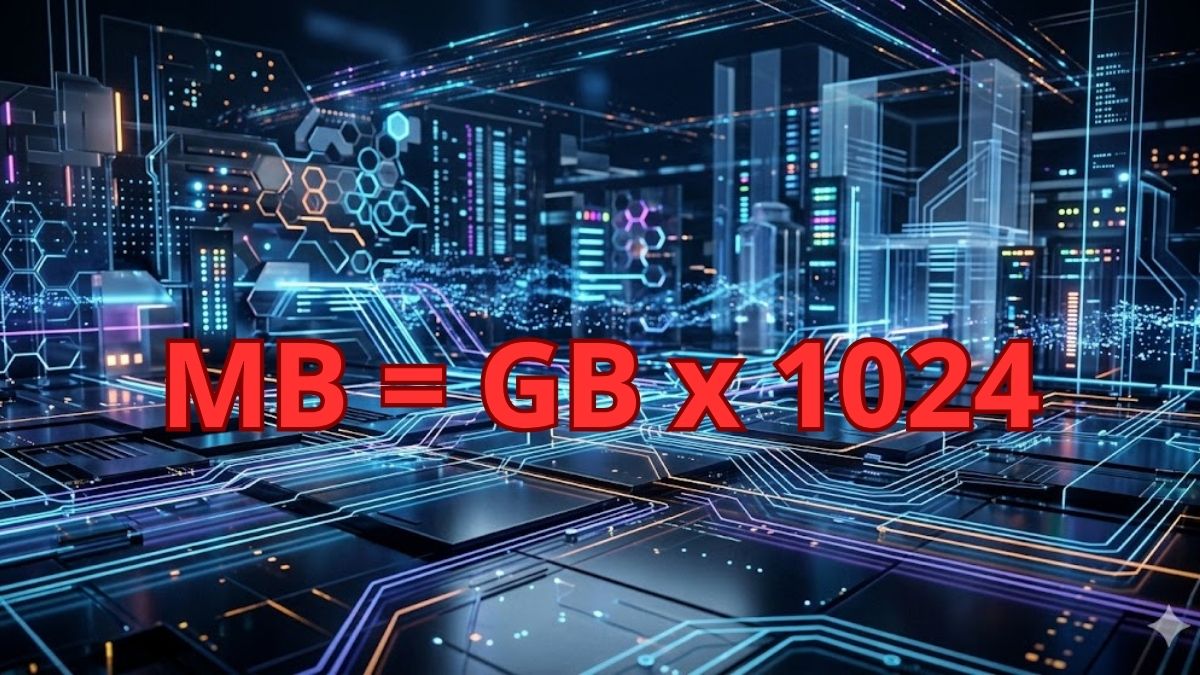 Cách tính thủ công để quy đổi GB sang MB