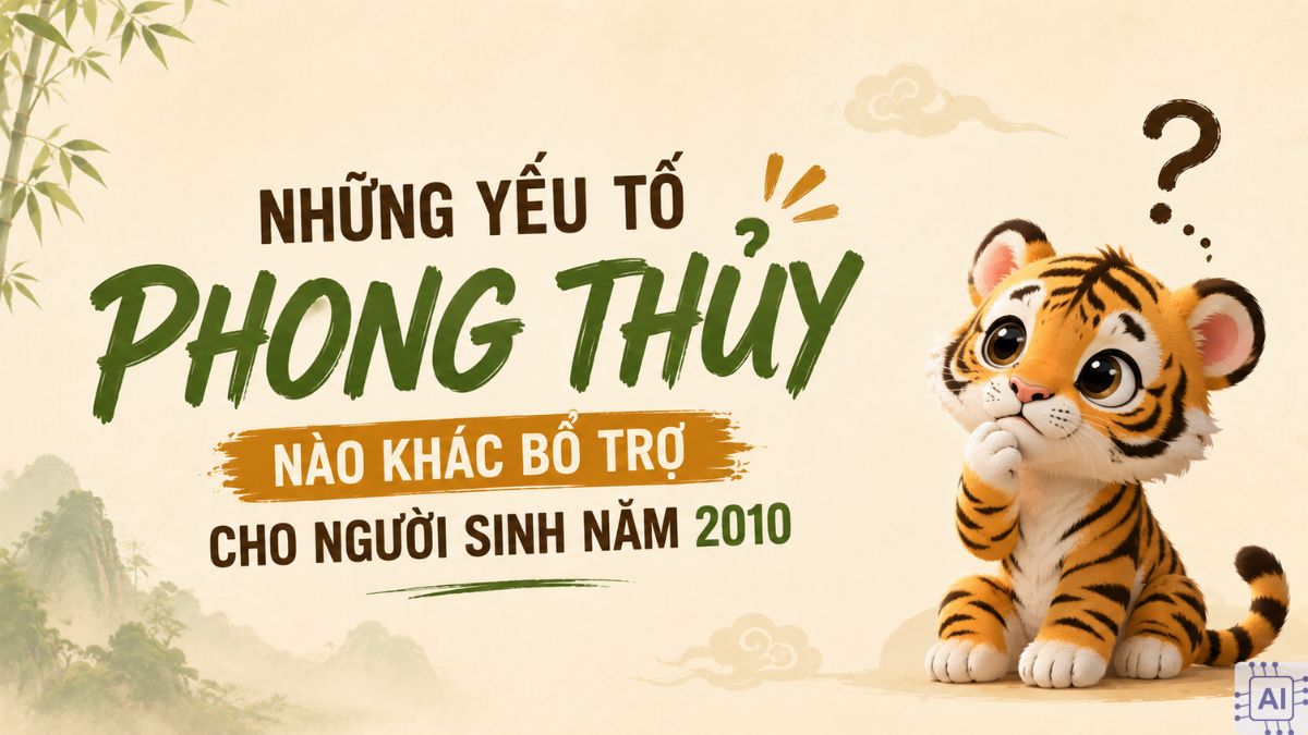 Yếu tố phong thủy hỗ trợ cho người Canh Dần 2010