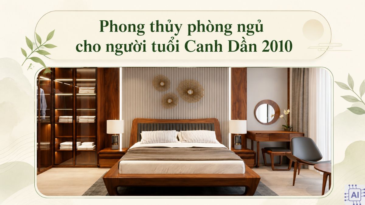 Phong thủy phòng ngủ cho người tuổi Canh Dần 2010