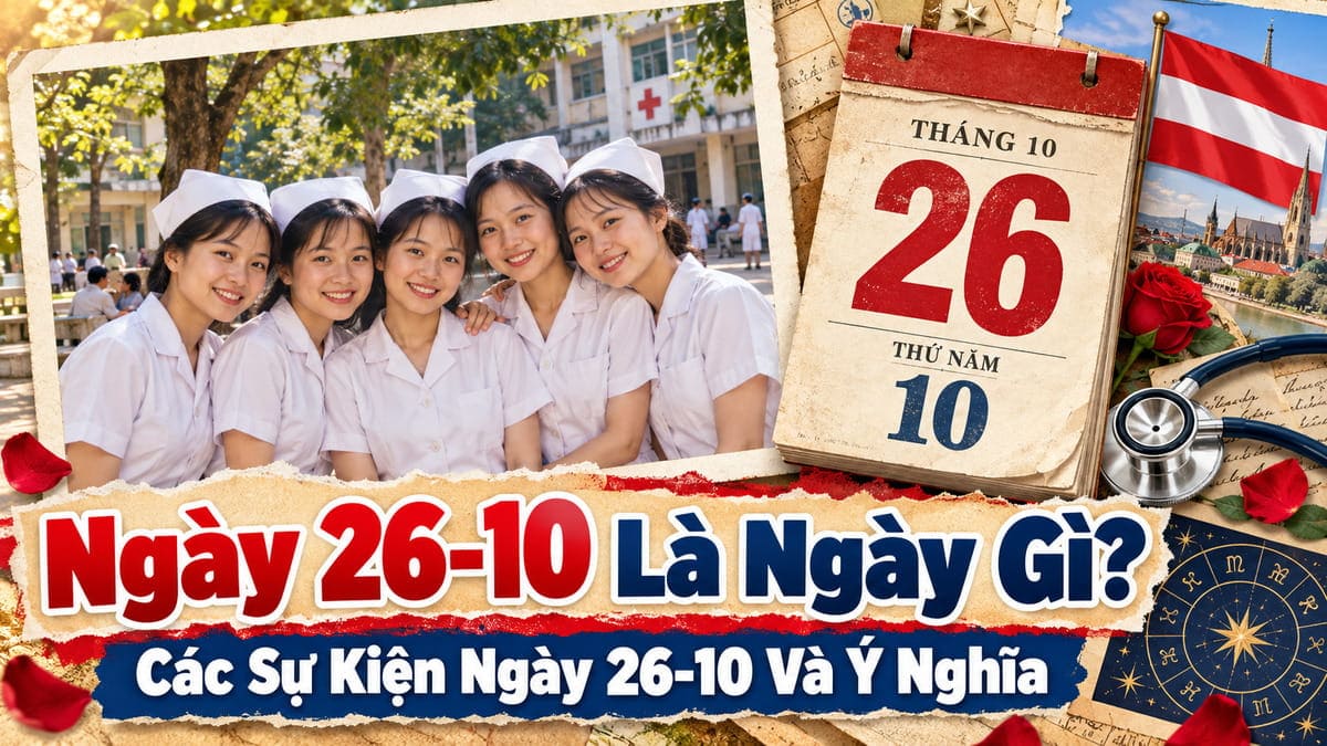 Ngày 26/10 là ngày gì? Các sự kiện ngày 26/10 và ý nghĩa