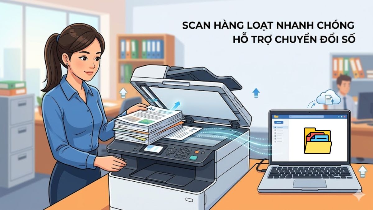 Khay ADFphù hợp cho số hóa tài liệu