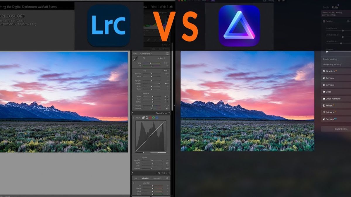Luminar Neo gây ấn tượng với các công cụ AI trong khi Adobe Lightroom có hệ thống công cụ chuyên nghiệp