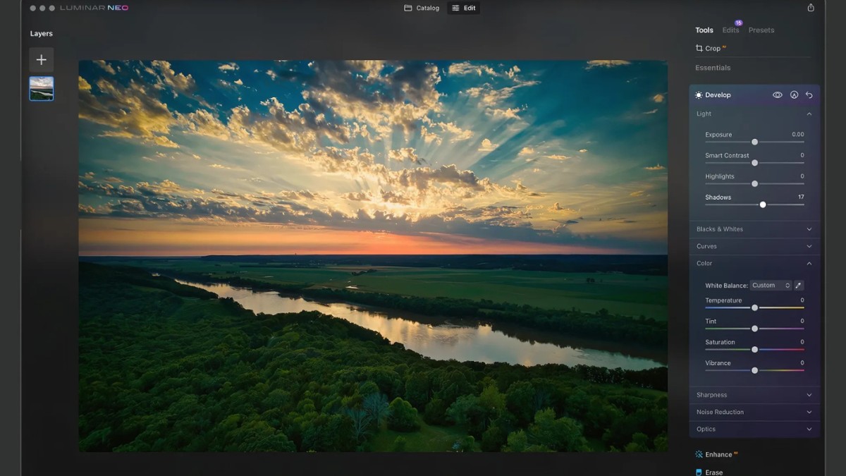 Luminar Neo là phần mềm chỉnh sửa ảnh không yêu cầu kỹ năng quá cao