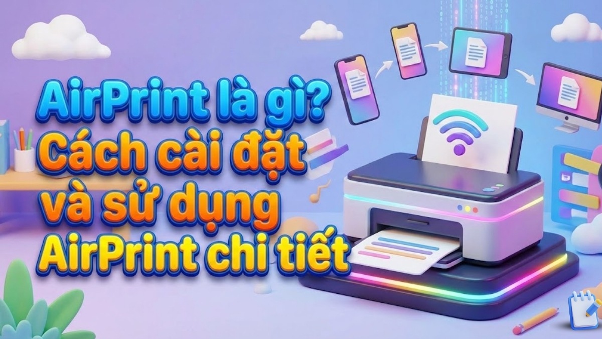 AirPrint là gì? Cách cài đặt và sử dụng AirPrint chi tiết