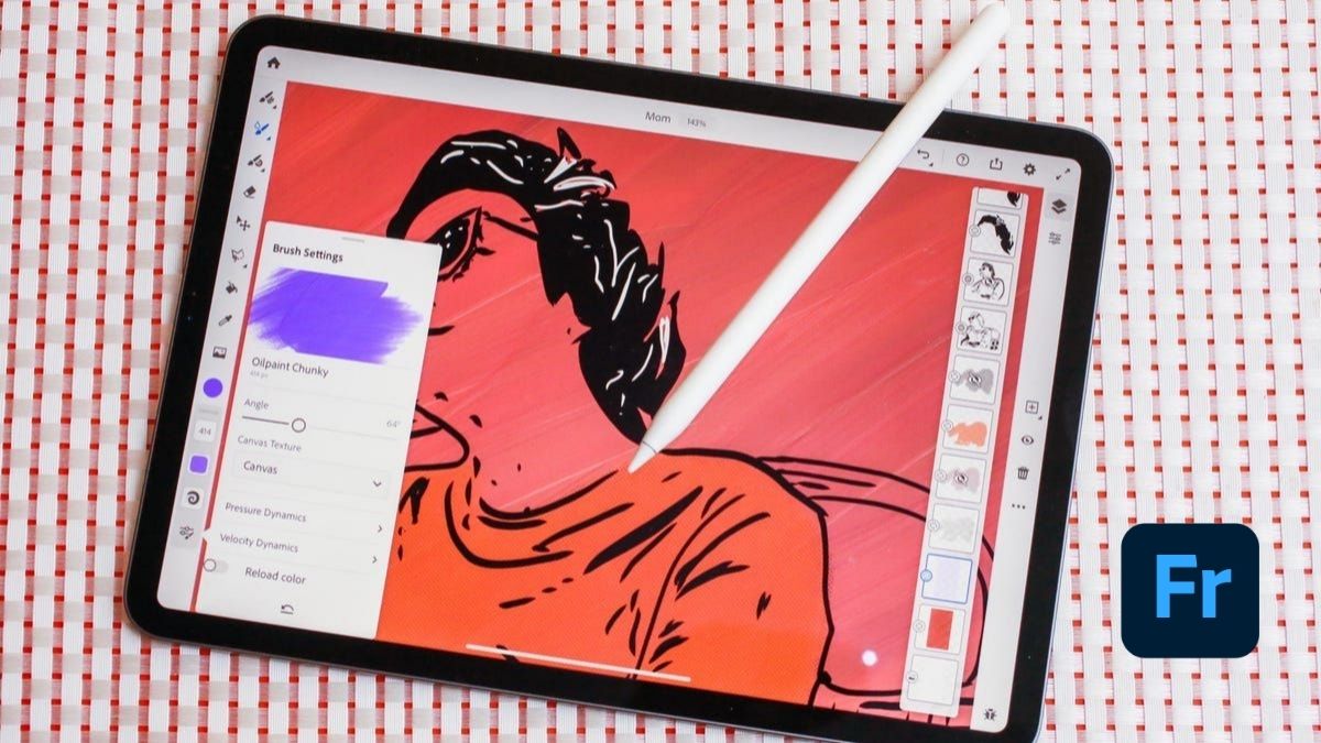 Adobe Fresco mang đến trải nghiệm vẽ gần với thực tế nhất