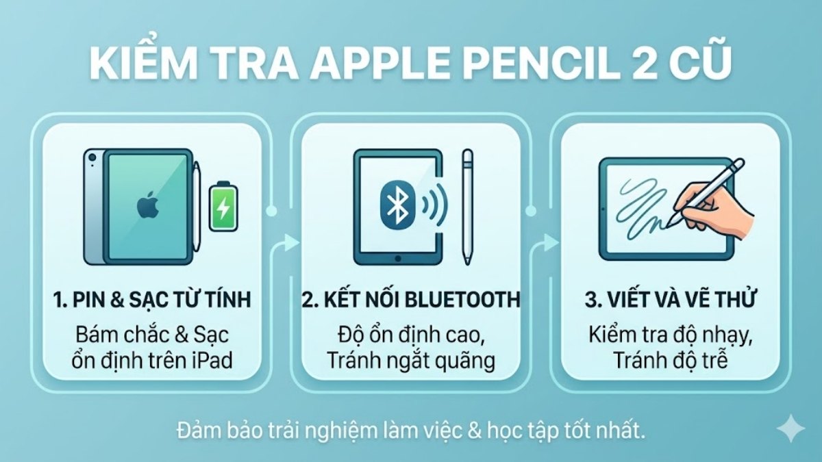 Kiểm tra tình trạng pin và kết nối