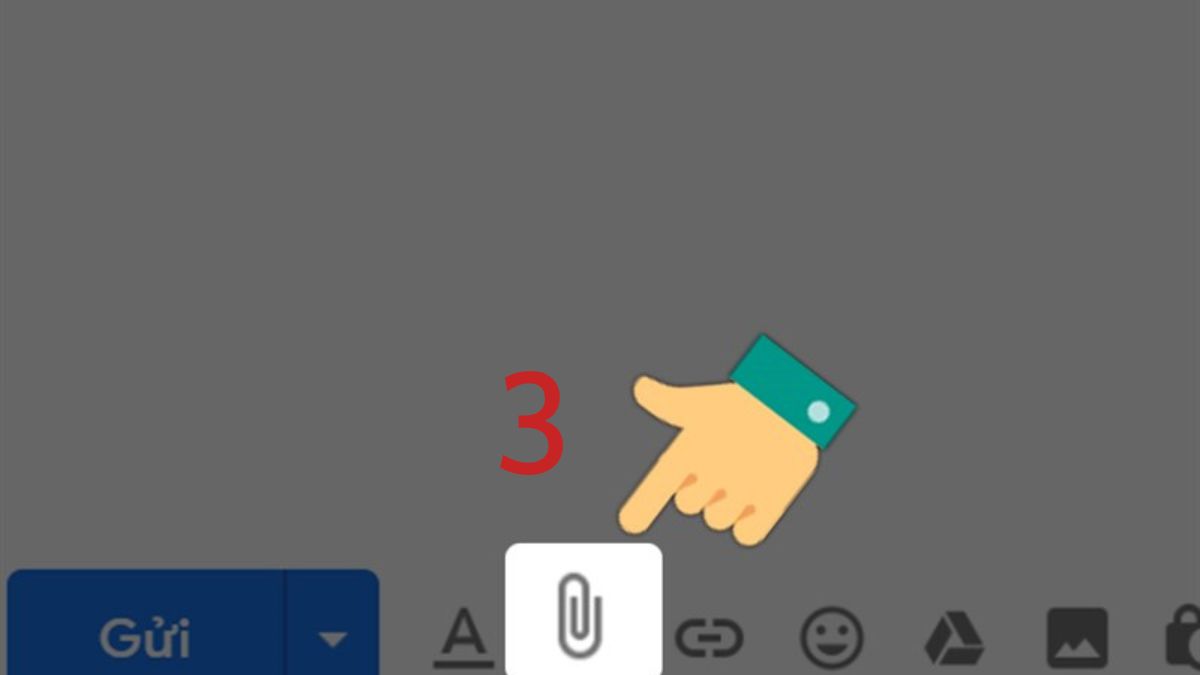 Cách sử dụng Attach a file trong Gmail bước 3