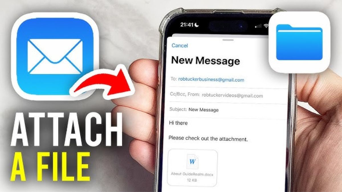 Attach a file là gì? Cách đính kèm file trên Gmail, Outlook