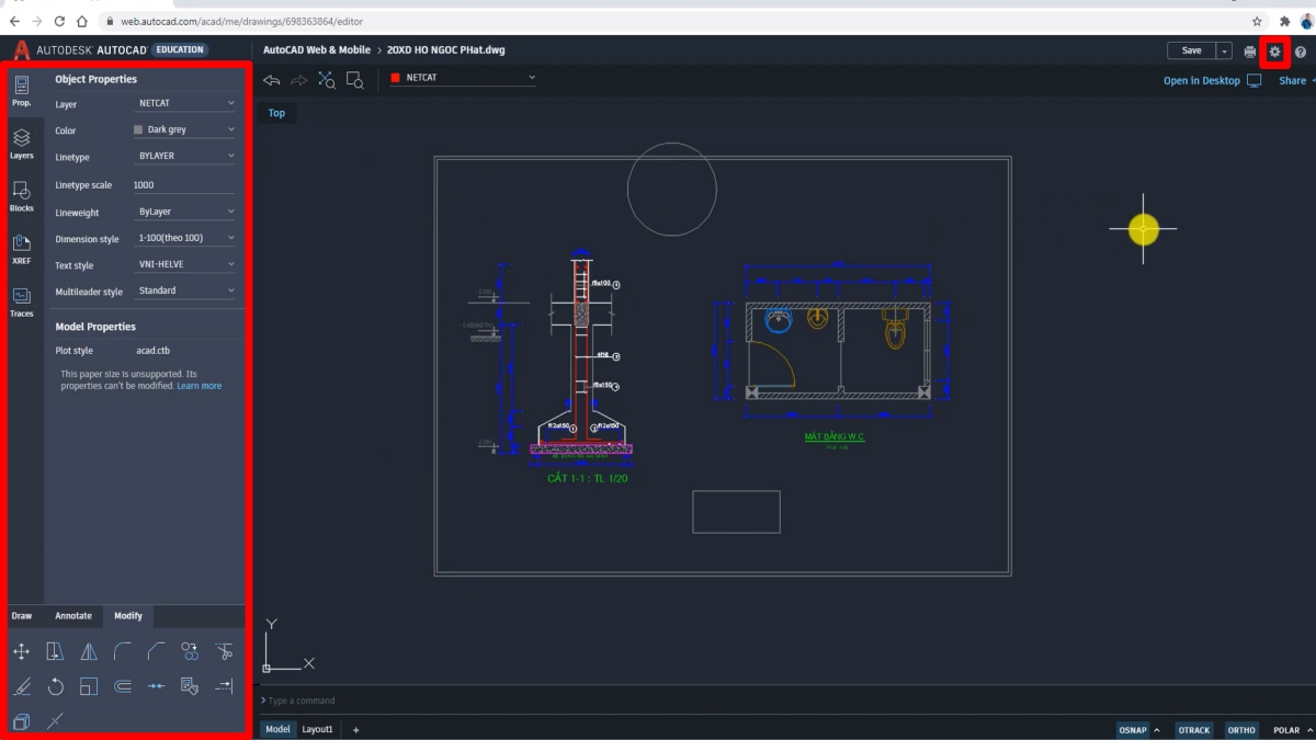 Hướng dẫn truy cập và sử dụng AutoCAD Web bước 3 (Hình minh họa)
