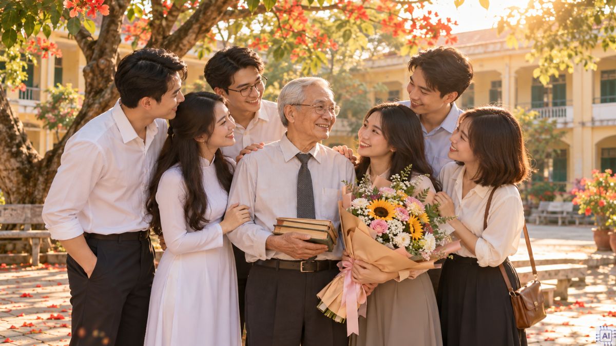 Người Thầy Năm Xưa là bài hát nhiều cảm xúc về người thầy