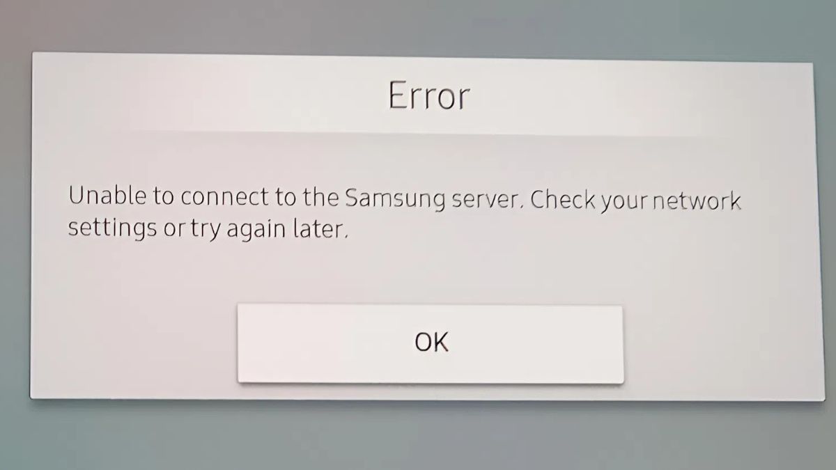 Tổng hợp bảng mã lỗi tivi Samsung